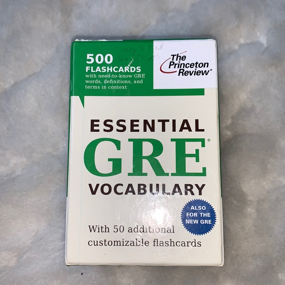 Essential GRE Vocabulary Flashcards 500